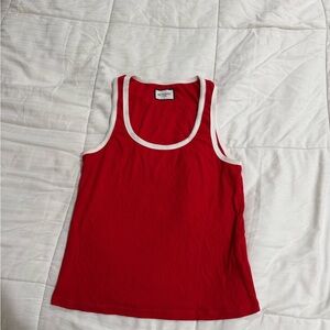 Red Women's Tank Top